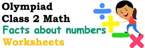 class ii math Facts about numbers worksheets